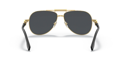 Lentes de sol Versace Medusa Gold Aviator VE2236 Unisex